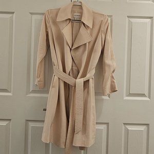 Club Monaco Elila Soft Trench XS Pale Pink